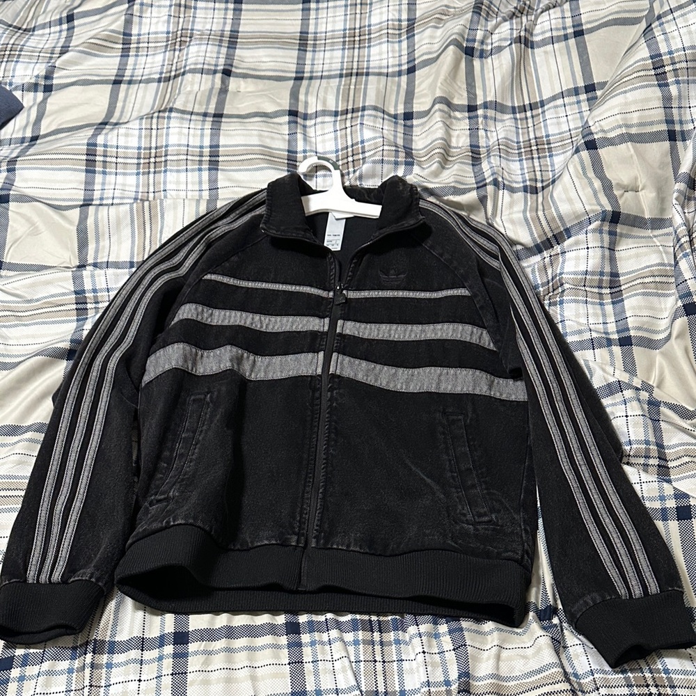 Adidas Black Denim Jacket TT JAPAN EXCLUSIVE